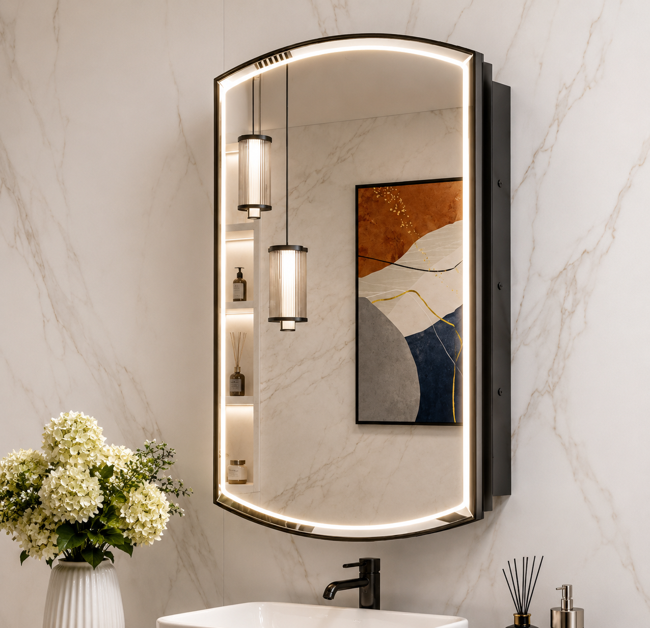 Wall-Mounted Bathroom Medicine Cabinets