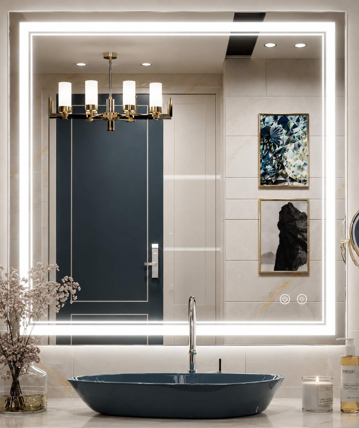 Frontlit LED Bathroom Mirrors