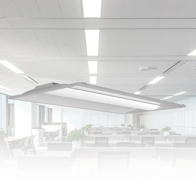 2x4 FT LED Troffer Light, 30W/40W/50W/60W/72W Wattage Selectable, 3000K/3500K/4000K/5000K/6500K 5-CCT Selectable, 130 LM/W, 0-10V Dimmable, 4-Pack