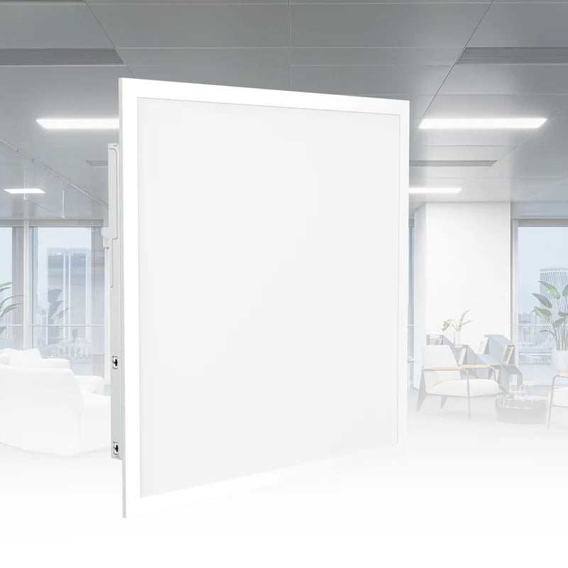 2x4 FT High Power LED Flat Panel Light, 30W/40W/50W/60W/72W Wattage Selectable, 3000K/3500K/4000K/5000K/6500K 5-CCT Selectable, 130 LM/W, 0-10V Dimmable, ETL & DLC Listed, 4-Pack