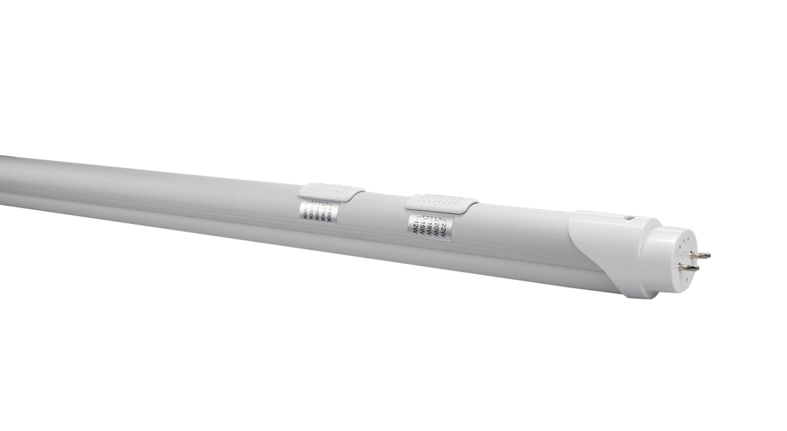 4FT T8 LED Tube Light, Type A+B Hybrid, 12-22W Selectable, 5 CCT Selectable, Frosted Cover