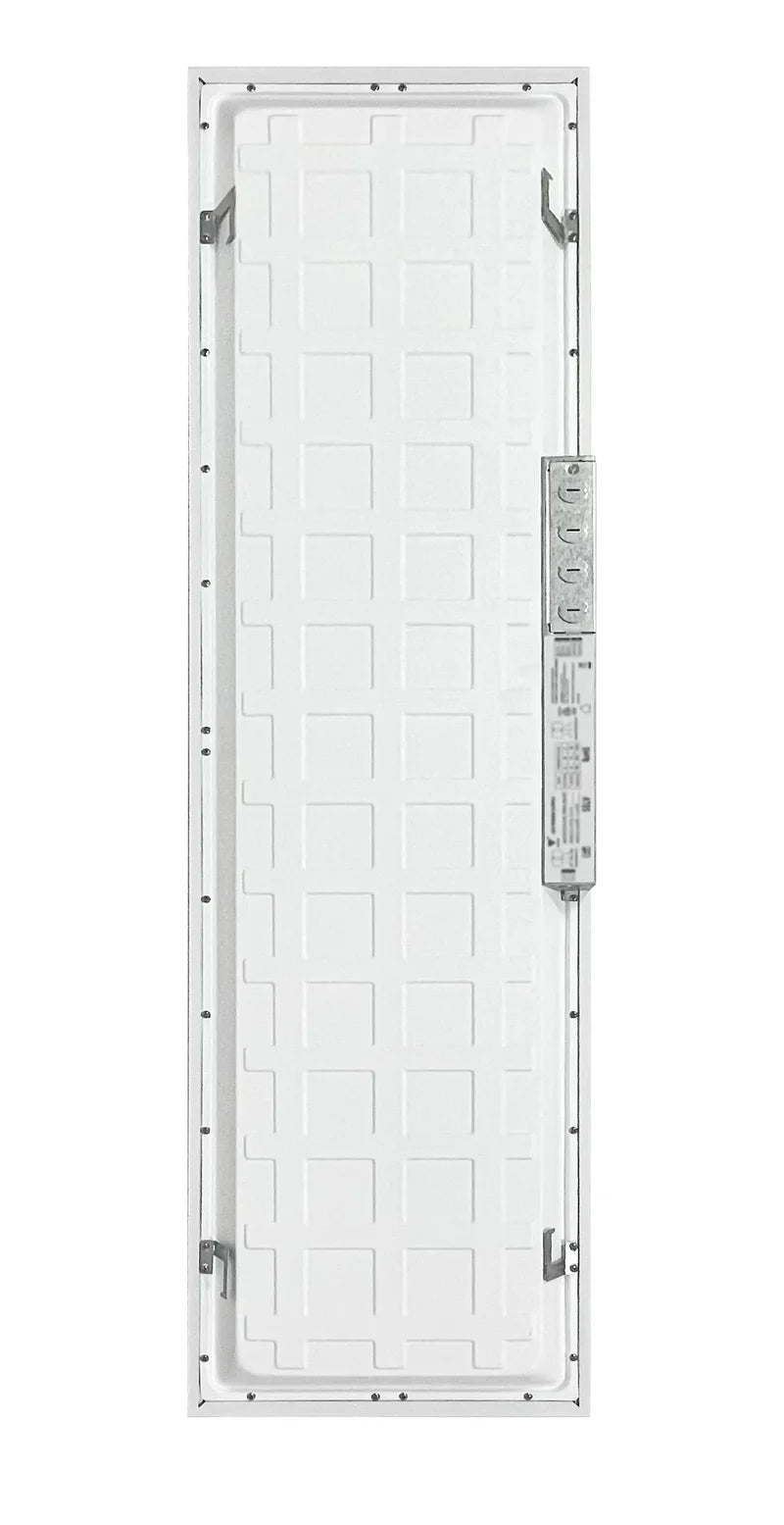 1x4 FT LED Flat Panel Light, 20W/25W/30W/35W/40W Wattage Selectable, 3000K/3500K/4000K/5000K/6500K CCT Selectable, 130 LM/W, 0-10V Dimmable, ETL & DLC Listed