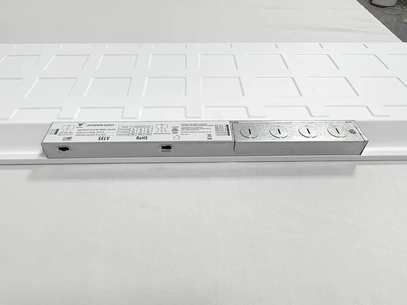 1x4 FT LED Flat Panel Light, 20W/25W/30W/35W/40W Wattage Selectable, 3000K/3500K/4000K/5000K/6500K CCT Selectable, 130 LM/W, 0-10V Dimmable, ETL & DLC Listed