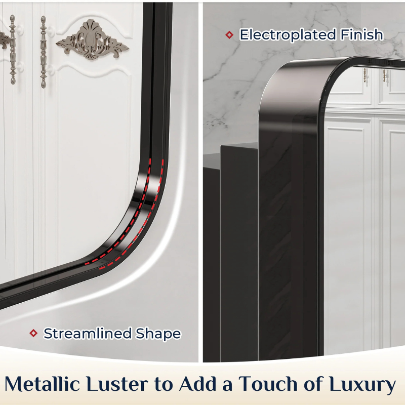 Stainless Steel Bathroom Medicine Cabinet with Mirror – Recessed or Wall Mounted Storage Cabinet