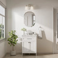 Prime LED House Oval Bathroom Vanity Mirror – Frameless Beveled Edge, HD Tempered Shatterproof Wall Mirror