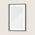Frontlit & Backlit Framed LED Bathroom Mirror with 3-Color Dimmable Lighting, Anti-Fog & HD Tempered Glass